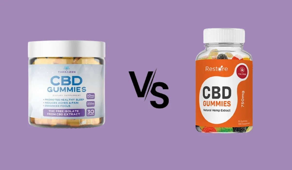 TheraZen CBD Gummies Vs Restore CBD Gummies