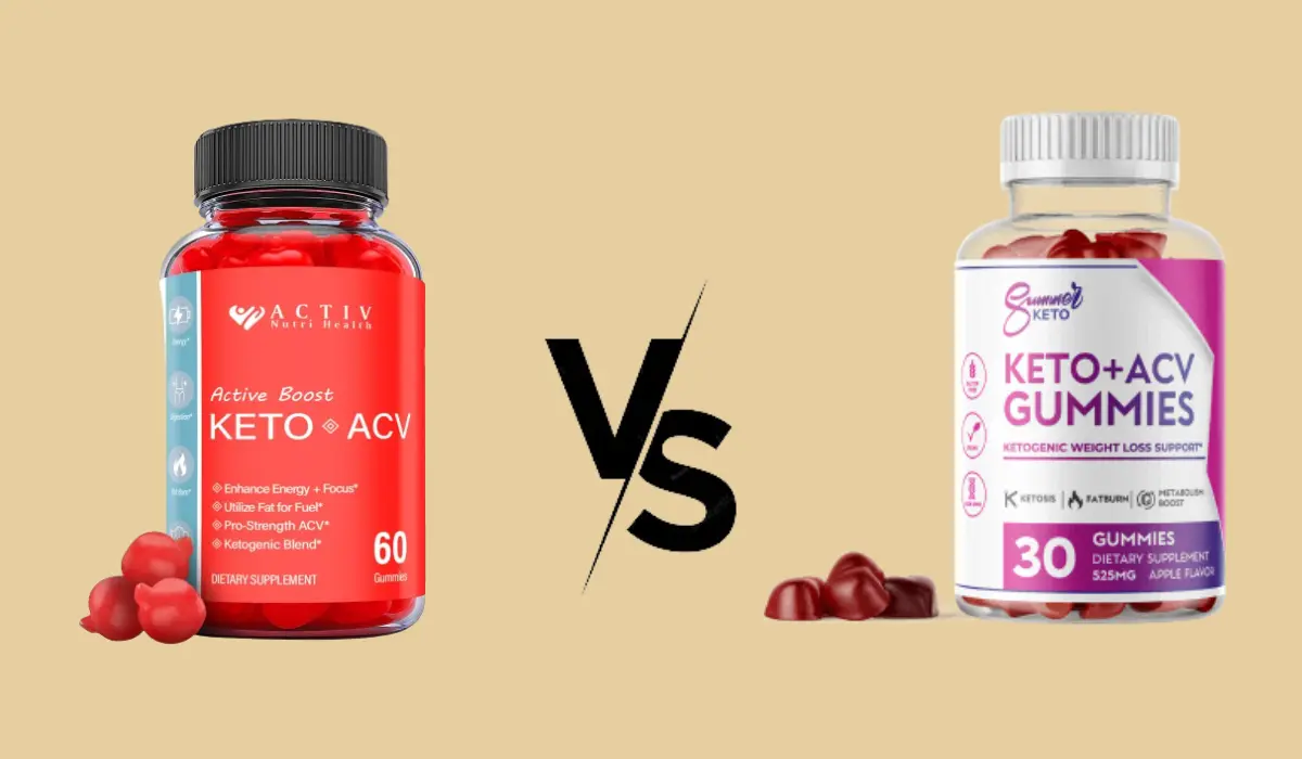 ActivBoost Keto + ACV Gummies VS Summer Keto + ACV Gummies