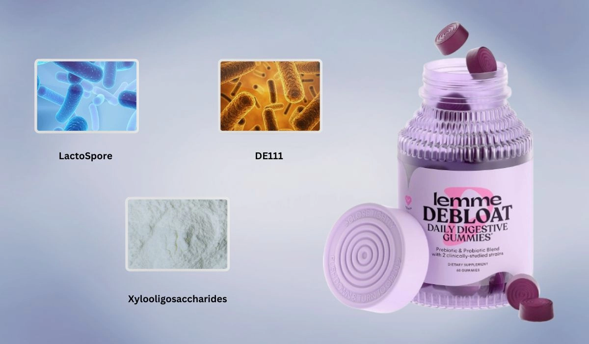 Lemme Debloat Gummies Ingredients
